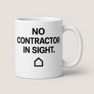 Shikkee Mug – “No Contractor in Sight.”